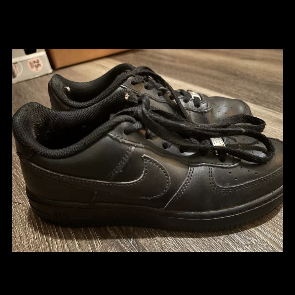 Classic Black Air Force 1s